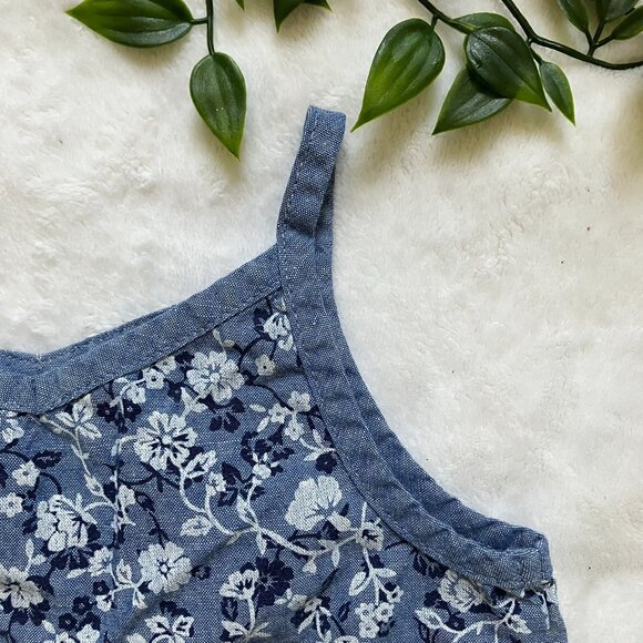 Nautica Toddler Dress 24M | Blue Floral A-Line EUC - Picture 14 of 16